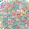 50g 5x4x2mm Milky Mix Tile Beads